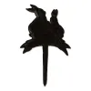 WELCOME RABBIT CAST IRON GARDEN STAKE