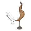 Handcrafted Metal Rooster Sculpture - Unique Farmhouse Decor