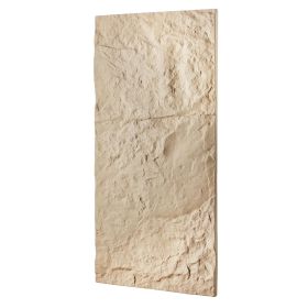 VEVOR 3D Wall Panels, 4 Pack 48 x 24 in PU Natural Stone Imitation Wall Art Tiles, 32 Sq.Ft Coverage Accent Wall Panel