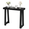 VEVOR 36 in Console Table, Modern Desk Behind the Couch, Wooden Rectangle Entrance Desk, Narrow Long Sofa Table Accent Stand, Ideal for Hallway