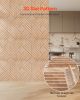 VEVOR 3D Wall Panels, 12-Pack 19.7 x 19.7 in PVC Modern Art Minimalist Salt Tiles, 32 Sq.Ft Coverage Accent Wall Panel