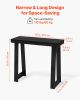 VEVOR 36 in Console Table, Modern Desk Behind the Couch, Wooden Rectangle Entrance Desk, Narrow Long Sofa Table Accent Stand, Ideal for Hallway