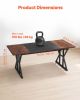 VEVOR Executive Desk 70.9 x 31.5 inch, Large Computer Desk PC Workstation for Home Office