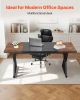 VEVOR Executive Desk 70.9 x 31.5 inch, Large Computer Desk PC Workstation for Home Office