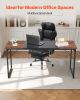 VEVOR Computer Desk, 63 Inch Office Gaming Desk for Home Office, Writing Study Work Modern Simple Table with Metal Frame for Large Legroom