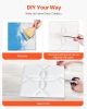 VEVOR 3D Wall Panels, 33-Pack 11.81 x 11.81 in PVC Modern Art Minimalist Floral Tiles, 32 Sq.Ft Coverage Accent Wall Panel