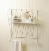 White Wire Wall Shelf