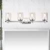 4 Light bathroom vanity light